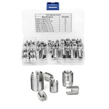 50 Piece Stainless Steel Self-Tapping Insert Set M3-M16 For DIY Enthusiasts