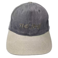 Toppers Baseball Cap Hat Gray Beige OS Embroidered Big Sky Conference Slideback