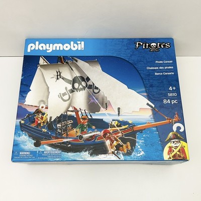 Playmobil 5810 Piraten Korsarenschiff mit 3 Figuren & Kanone - NEU in geöffneter Verpackung