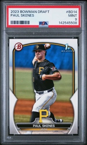2023 Bowman Draft Paper Paul Skenes 1st Prospect #BD-14 PSA 9 Mint