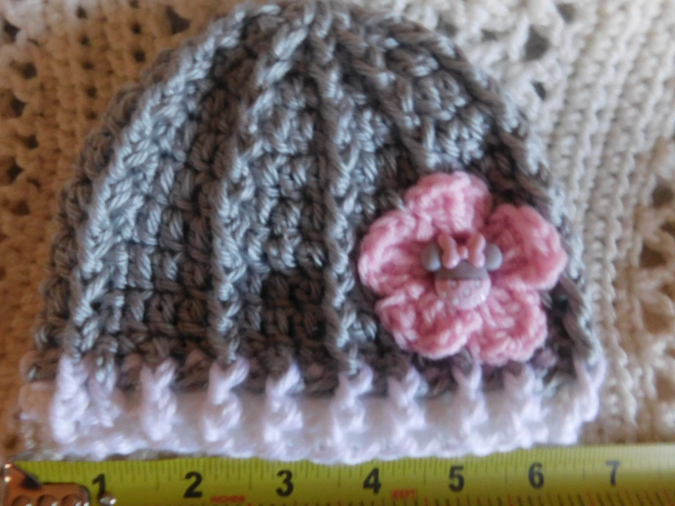 Conjunto Suéter Sombrero Botines Gris 0-3 Meses Bebé Ganchillo Bebé Hecho a Mano Infantil - Gris Foto 4 de 4