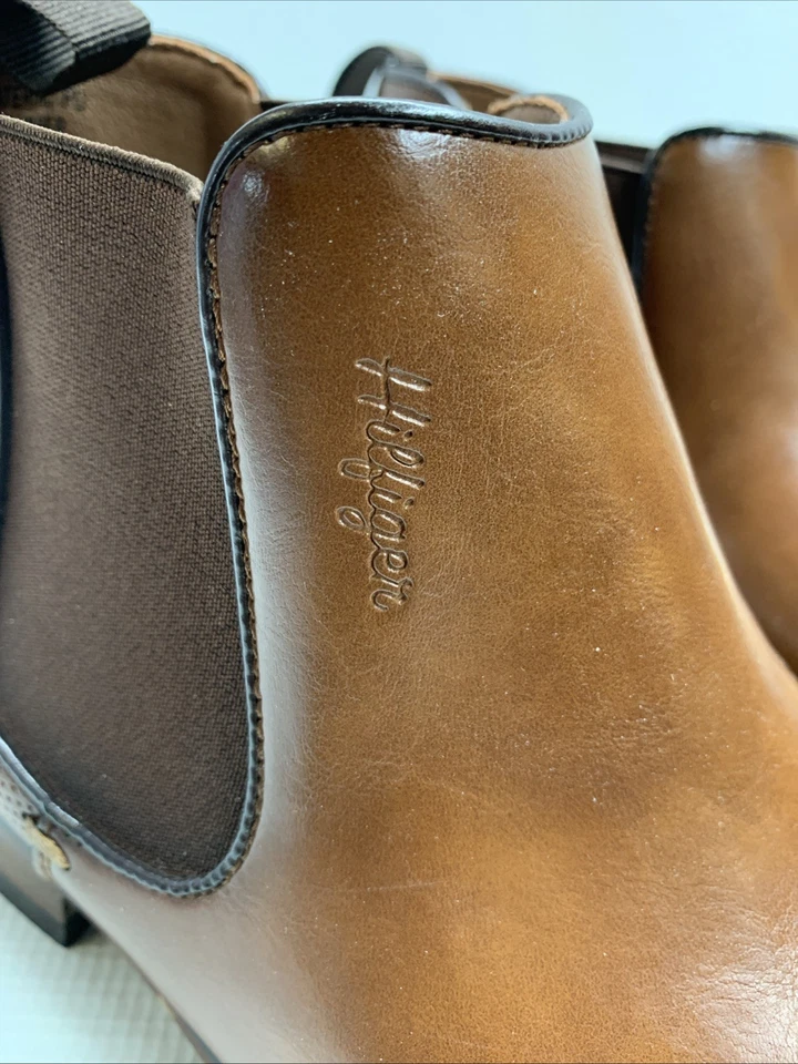 Tommy Hilfiger Hombre Sésamo Chelsea Vestido Botas Marrón Talla 9M Oscuro Natural 120 Foto 2 de 4