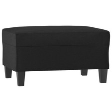 Footstool Black vidaXL