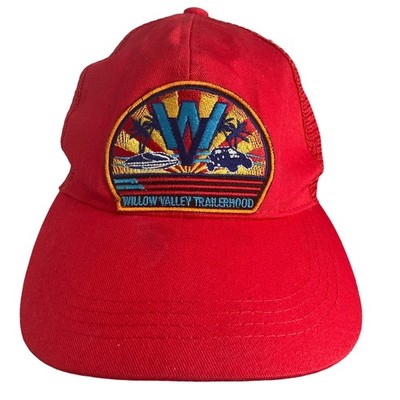 Willow Valley Trailerhood Baseball Hat Adult One Size Arizona AZ Red 