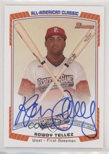 2013 Bowman Draft Perfect Game All-American /225 Rowdy Tellez #PG-RTZ Auto 0wd1