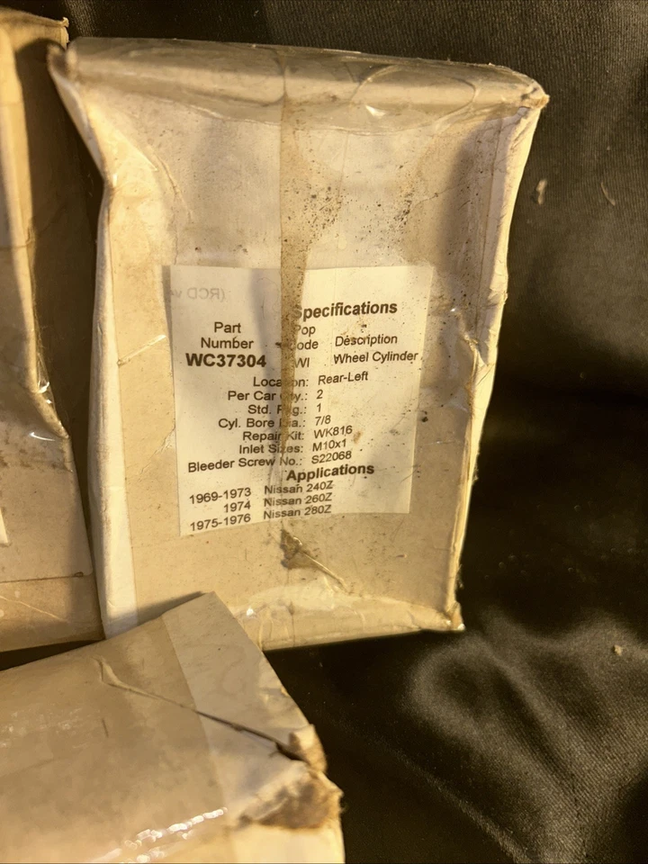 Lote de cilindros de rueda NOS 69-73 Nissan 240z 1974 Nissan 260Z 75-76 Nissan 280z Rea Foto 4 de 4