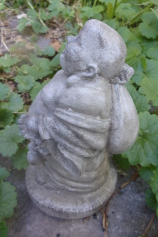 Estatua de Buda de hormigón cemento oriental yoga meditación estatua 6" H x 4" W Foto 2 de 4