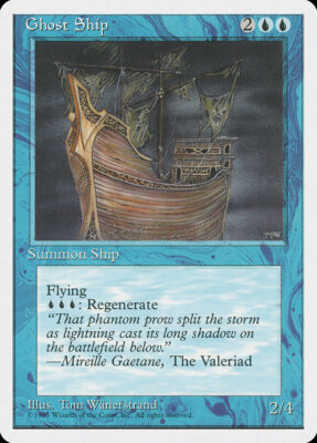 Magic MTG Tradingcard Fourth Edition 1995 Ghost Ship