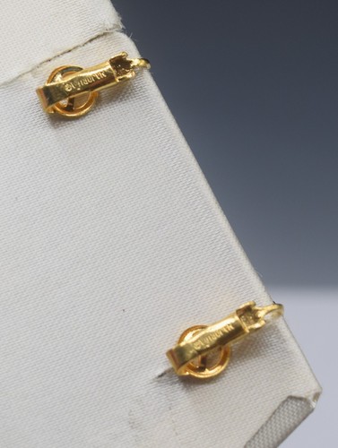 PENDIENTES DE PERLAS Y DIAMANTES DE IMITACIÓN JOYERÍA MAJORICA ESTATE VINTAGE CAJA ORIGINAL - Imagen 5 de 7