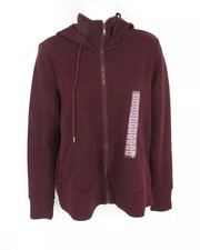 Active Life Women's Burgundy Zip Up Hoodie Small NWT 89