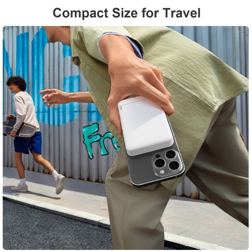 10000mAh Power Bank Magnetic Battery Pack Wireless Charger for iPhone15/14/13/12 - Picture 10 of 10