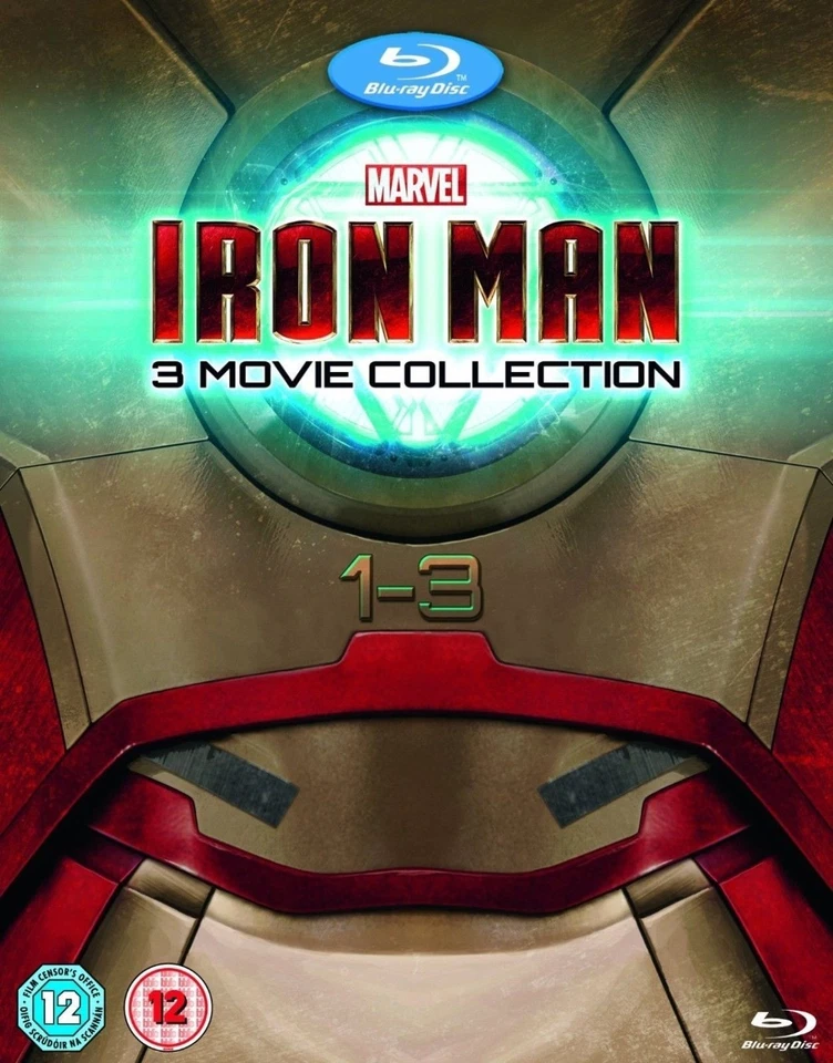 IRON MAN Trilogy Series 1-3 Complete Season 1 2 3 Marvel New UK Region B Blu-Ray - Image 2 of 4