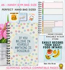 Food Diary Diet Journal Slimming Compatible Weight Loss Tracker Book SPOTS