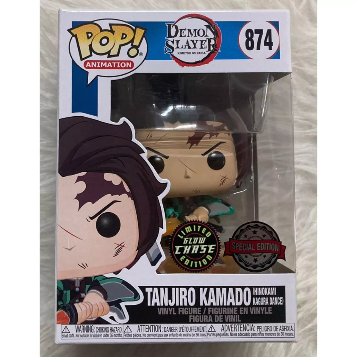 Funko Pop Chase Demon Slayer - Tanjiro Kamado (exclusive Glows In