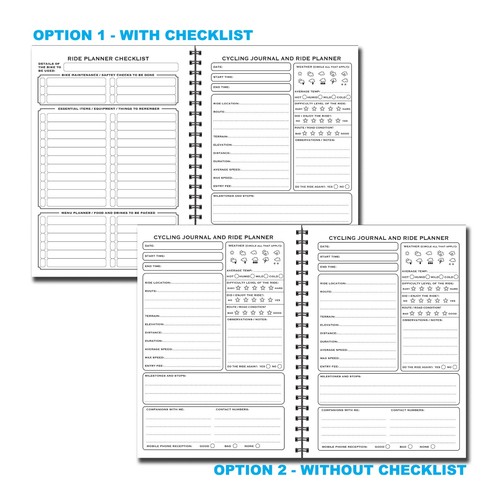 Cycling Journal & Ride Planner | A5 | 50 double sided pages 120gsm Wiro - 第 2/13 張圖片