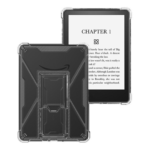 Transparent TPU Protective Case With Holder For Kindle Paperwhite 2024/Colors-dm - Photo 9/20
