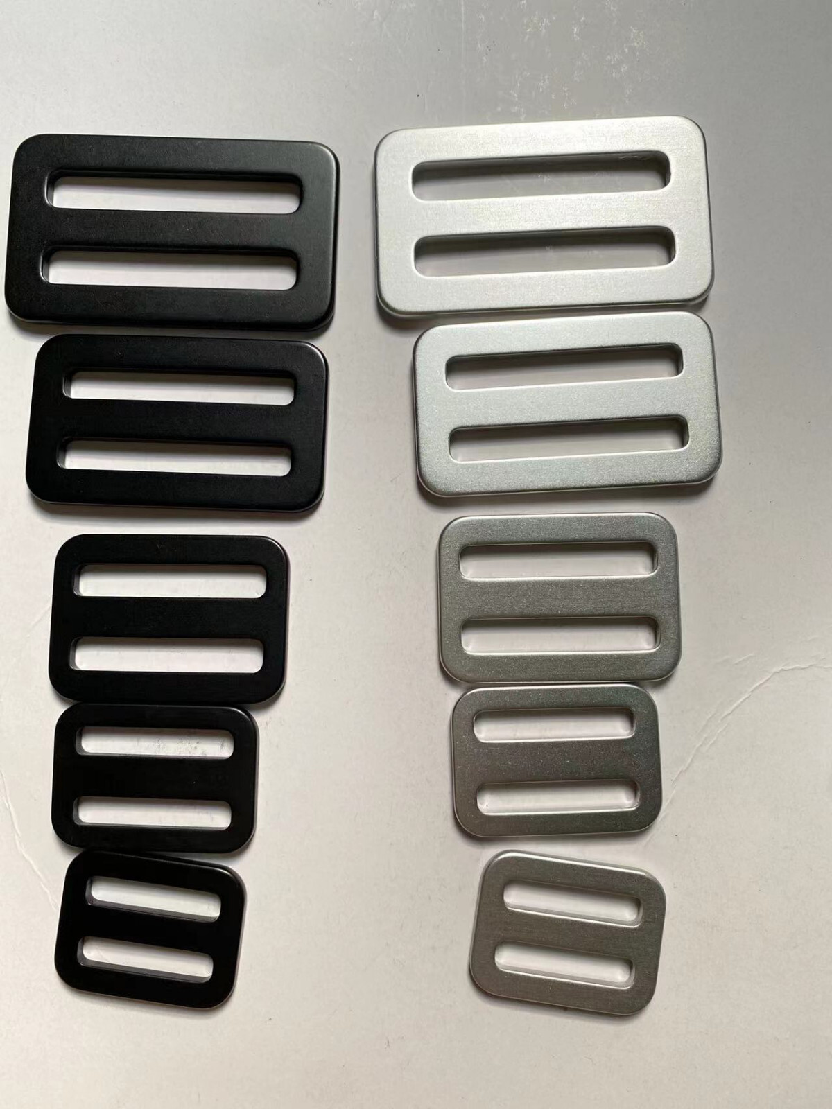 Aluminum Alloy Buckles Strap Tri Glide Slider Adjust Backpack 25/31/38/45/52mm