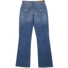 Levi's Bold Curve Womens Classic Boot Cut Jeans Size 6 28 Button Flap Pockets