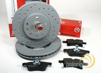 FüR Opel Astra H - Zimmermann Gelochte Sport Bremsscheiben BremsbeläGe FüR Vorne