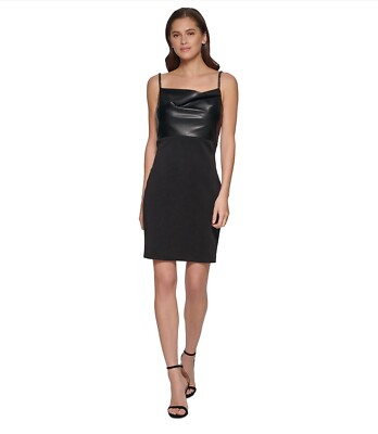 dkny black dress Donna Karan Women's Sleeveless A Line Dress - Black