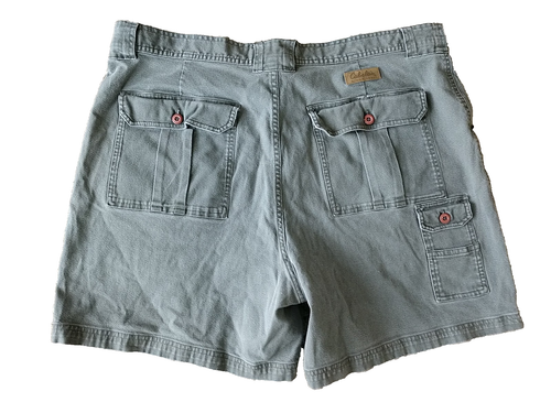 Cabela's Outdoors Herren Cargo Shorts Gr. 40 grau Taschen 100% Baumwolle (0240)