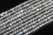 3MM Genuine Natural Labradorite Beads Grade AAA Round Loose Beads 15.5"