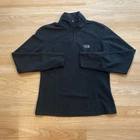 The North Face Mujer Chaqueta Polar Sudadera Medio Cierre Pullover Black Aire