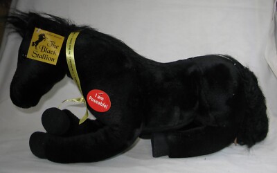 Breyer plush stuffed animal horse The Black Stallion poseable arabian