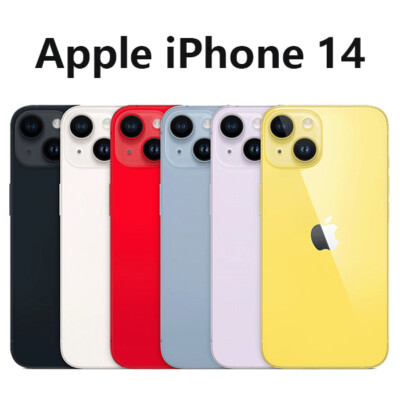 Neu Apple iPhone 14 5G 128GB/256GB Dual SIM IOS Ohne Simlock IOS Smartphone 6,1''