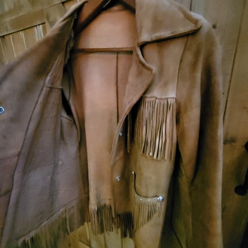 Vtg. 'Pioneer Wear' Womens Suede Fringed Western Jacket - S - Picture 3 of 9
