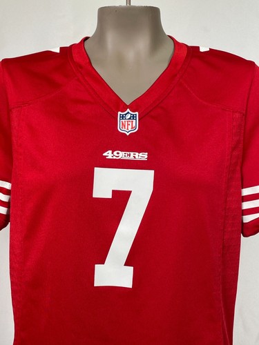 Colin Kaepernick #7 San Francisco 49ers NFL Nike Red Game Jersey Women's LARGE - Picture 4 of 14