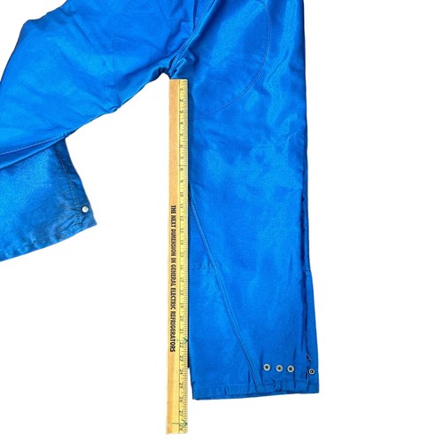 vintage full bore blue motorcycle suit size medium antron nylon jacket pants - Picture 24 of 24
