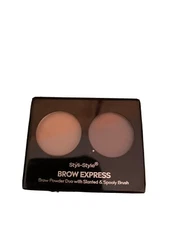 Styli Style Brows Express Pressed Powder Duo - Brown- NEW