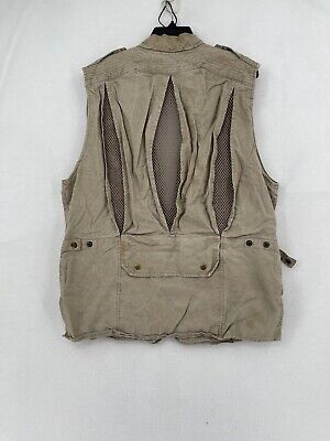 Banana Republic Safari Vest Mens Size Medium Color Tan Banana Republic Safari Vest Mens Size Medium Color Tan