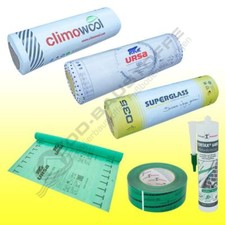 Dachausbau Paket URSA Klimamembran Spannfilz Klemmfilz Set 032 035 Dämmung Dach