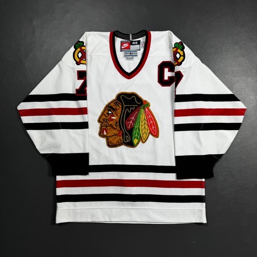 100% Authentic Chris Chelios Vintage Nike Chicago Blackhawks Jersey Size 48 L