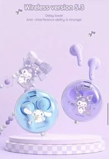 Cinnamoroll Sanrio Headphones Earbuds Blue Wristband New Wireless Bluetooth