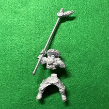Warhammer 40K Imperial Guard Rough Riders Standard Bearer Metal Games Workshop