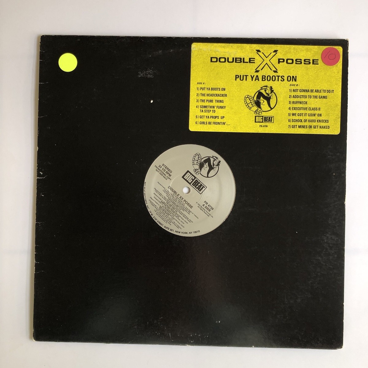 RARE 1992 Vintage Double XX Posse Put Ya Boots On 12” Vinyl Record