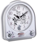 SEIKO Disney Melody Clock FD464S Color Silver Model Dome Shape Classic NEW JAPAN
