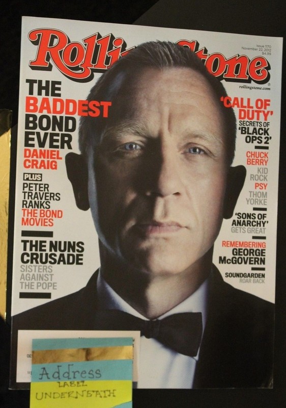 ROLLING STONE 1170 NOVEMBER 22ND 2012 - THE BADDEST BOND EVER DANIEL GRAIG