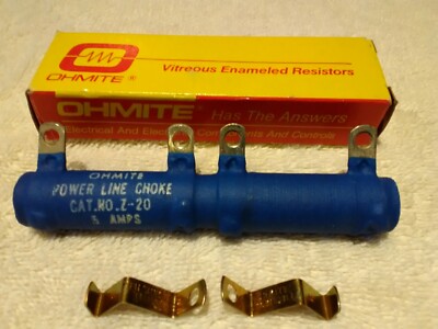 Ohmite Power Line Choke Brand New 7-20 5 Amp, Free Shipping!