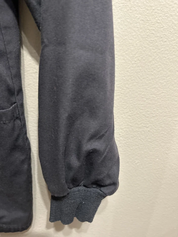 Authentic Cherokee Workwear Women's Gray Lab Coat Small? Long Sleeve Pockets - Image 3 of 4