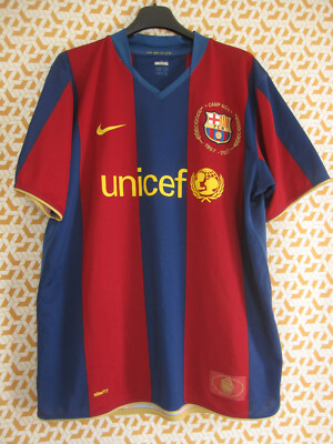 Maillot Barcelone Nike Unicef 1957 2007 jersey Barcelona