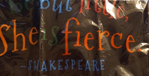 "And Though She Be But Little, She Is Fierce" Shakespeare Quote Pillow Case New - Picture 10 of 11