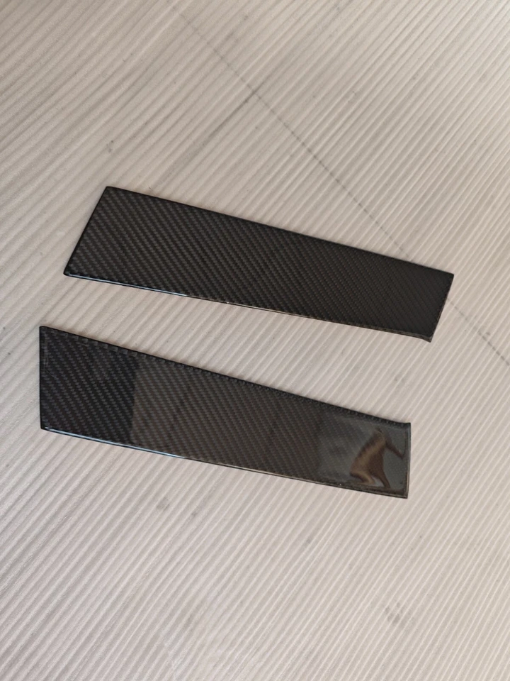 Cubiertas de pilar B de fibra de carbono para Mazda RX8 RX-8 2004-2008 2005 2006 2007 Foto 3 de 4