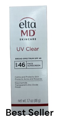 ELTA MD UV Clear Broad-Spectrum SPF 46 FACIAL SUNSCREEN 1.7 oz,  New exp 9/2027