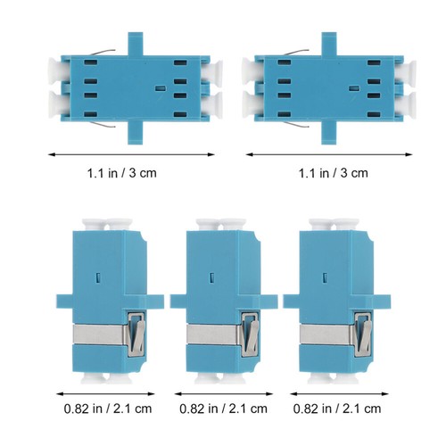12 Pcs Le Connecteur Fibre Optique Prolongateur De Adaptateur Lc À - Afbeelding 11 van 12