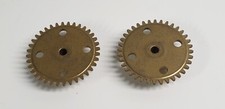 GILBERT ERECTOR 'CJ' 4-HOLE, 36-TOOTH GEAR, 3/8" HUB, 1955-1962 PAIR