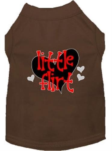 Little Flirt Screen Print Pet Puppy Cat Dog Shirt - Zdjęcie 7 z 26